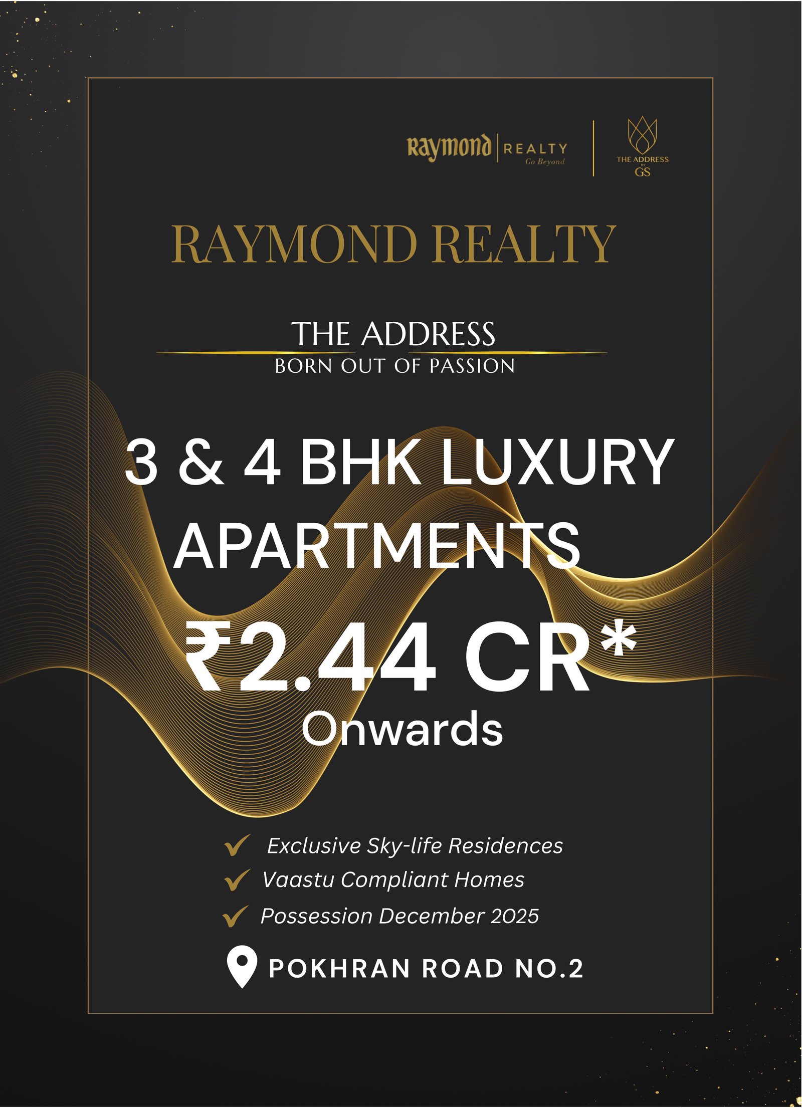 Luxurious 3, 4 & 4.5 BHK Apartments, At Pokhran 2